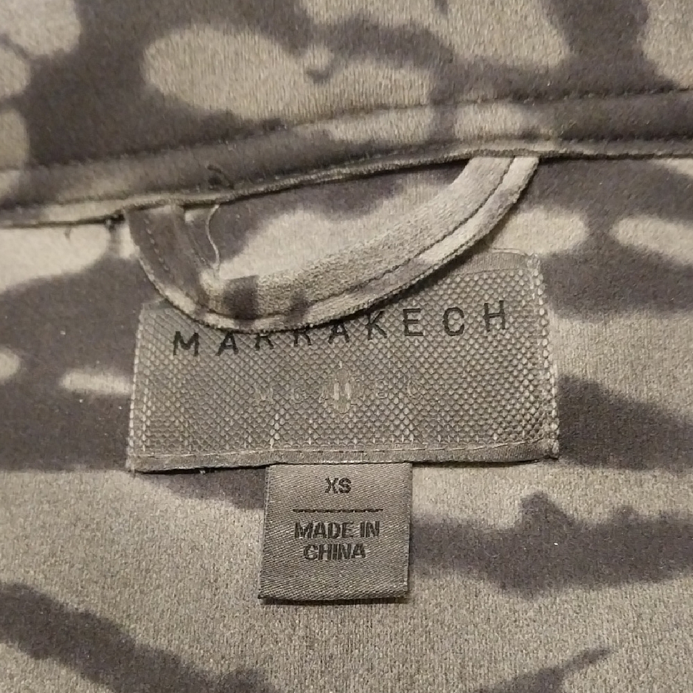 Marrakech Polyester Moto Patterned Jacket - Picture 2 of 2